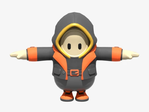 Grave Fall Guy - Fortnite Modèle 3D