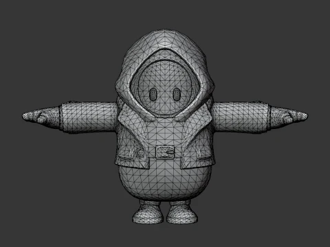 Grave Fall Guy - Fortnite 3D Model