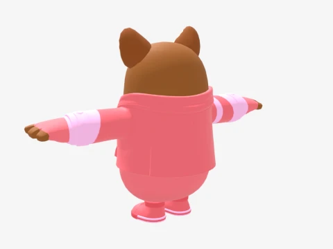 Fetch Fall Guy - Fortnite 3D Model
