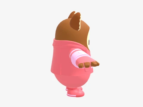 Fetch Fall Guy - Fortnite 3D Model