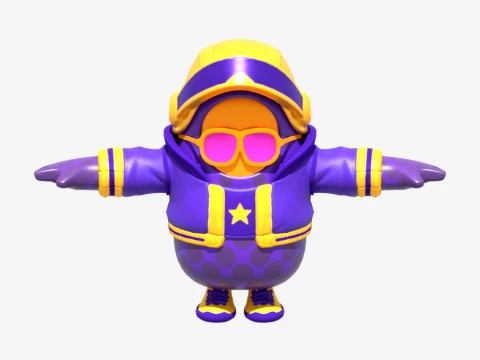 Victor Elite Fall Guy &ndash; Fortnite 3D Modell