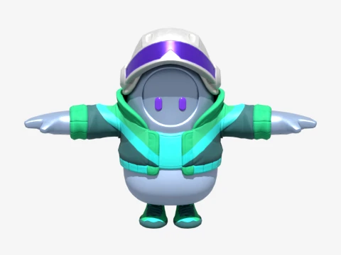 DJ Yonder Fall Guy - Fortnite 3D Model