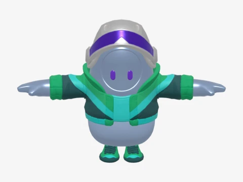 DJ Yonder Fall Guy - Fortnite 3D Model