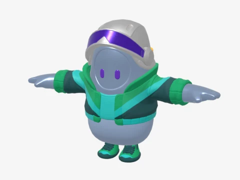 DJ Yonder Fall Guy - Fortnite 3D Model