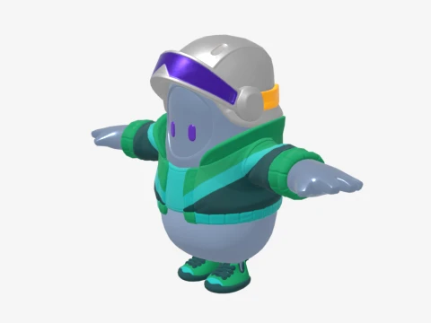 DJ Yonder Fall Guy - Fortnite 3D Model