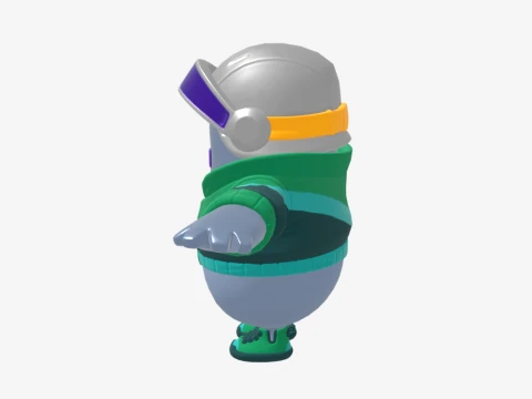 DJ Yonder Fall Guy - Fortnite 3D Model