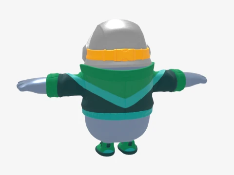 DJ Yonder Fall Guy - Fortnite 3D Model