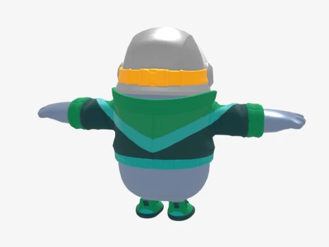 DJ Yonder Fall Guy - Fortnite 3D Model