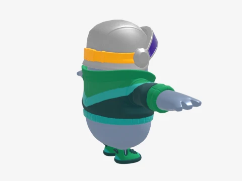 DJ Yonder Fall Guy - Fortnite 3D Model