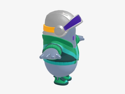 DJ Yonder Fall Guy - Fortnite 3D Model