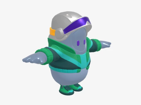 DJ Yonder Fall Guy - Fortnite 3D Model