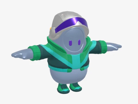 DJ Yonder Fall Guy - Fortnite 3D Model
