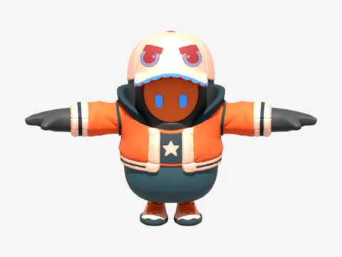 Haxsaur Fall Guy - Fortnite 3D Model