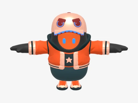 Haxsaur Fall Guy - Fortnite 3D Model