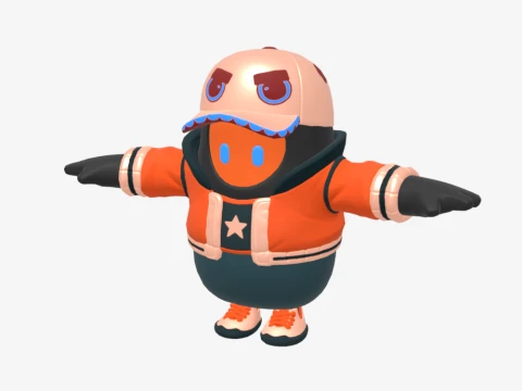 Haxsaur Fall Guy - Fortnite 3D Model