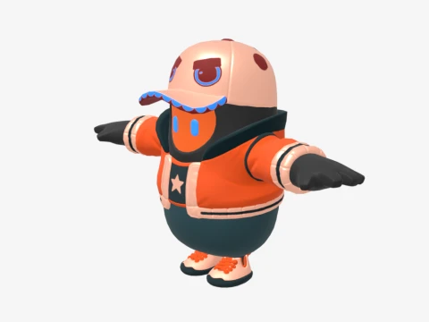 Haxsaur Fall Guy - Fortnite 3D Model