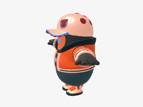 Haxsaur Fall Guy - Fortnite 3D Model