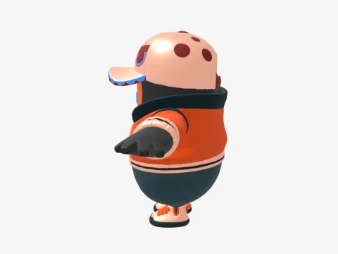 Haxsaur Fall Guy - Fortnite 3D Model
