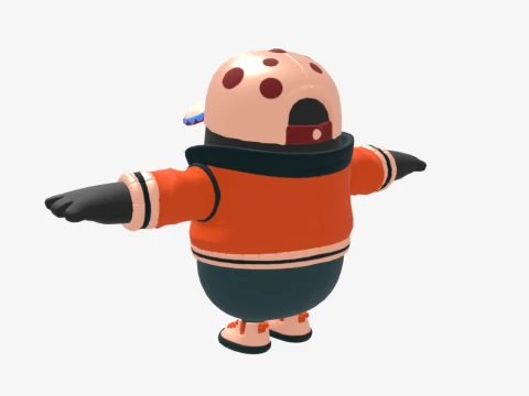 Haxsaur Fall Guy - Fortnite 3D Model