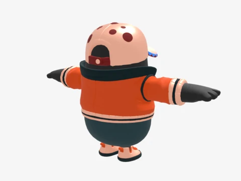Haxsaur Fall Guy - Fortnite 3D Model