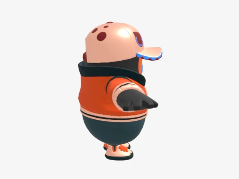 Haxsaur Fall Guy - Fortnite 3D Model
