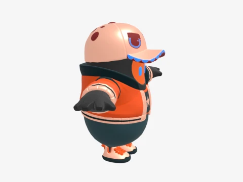 Haxsaur Fall Guy - Fortnite 3D Model
