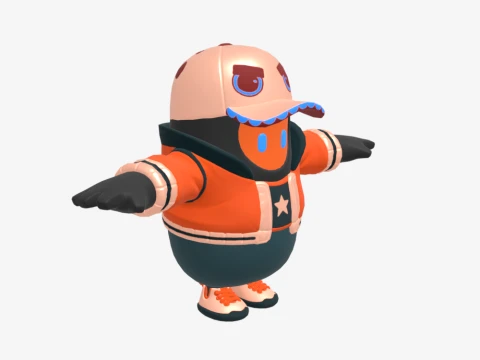 Haxsaur Fall Guy - Fortnite 3D Model