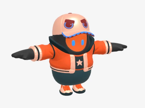 Haxsaur Fall Guy - Fortnite 3D Model
