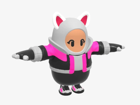 Vi Fall Guy - Fortnite 3D Model