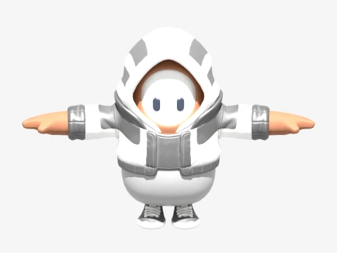 미스터리 존 Fall Guy - Fortnite 3D 모델