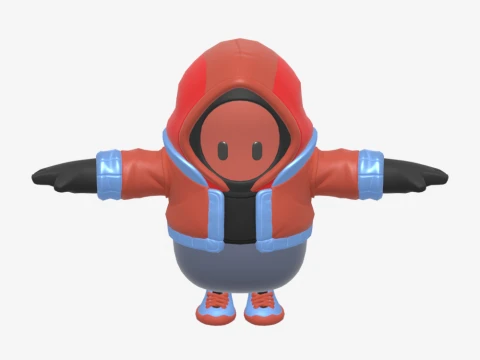 Hot Zone Fall Guy - Fortnite 3D Model
