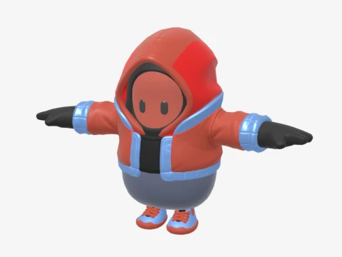Hot Zone Fall Guy - Fortnite 3D Model