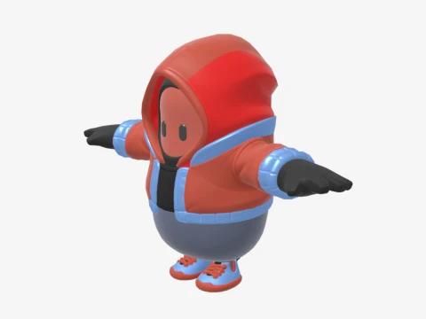 Hot Zone Fall Guy - Fortnite 3D Model