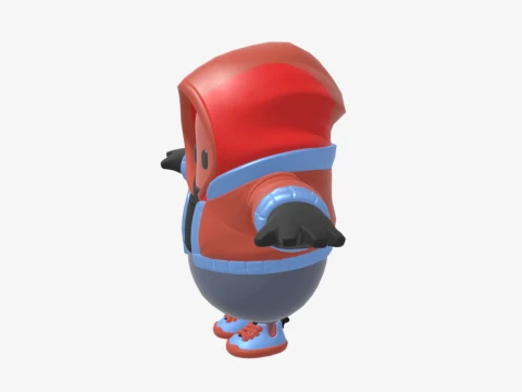 Hot Zone Fall Guy - Fortnite 3D Model