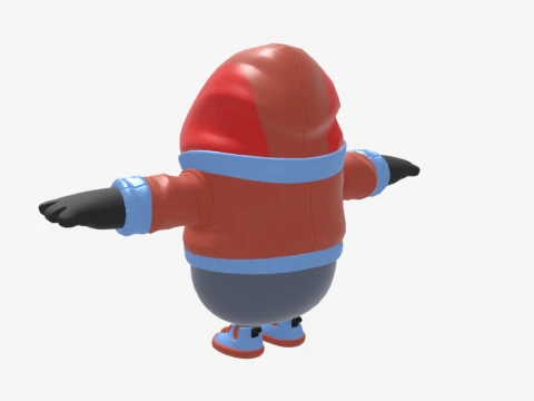 Hot Zone Fall Guy - Fortnite 3D Model