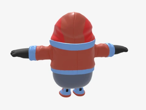 Hot Zone Fall Guy - Fortnite 3D Model