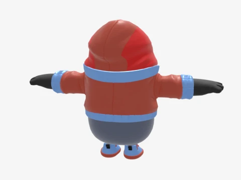 Hot Zone Fall Guy - Fortnite 3D Model