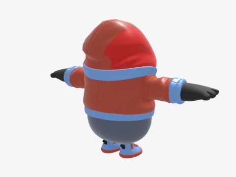 Hot Zone Fall Guy - Fortnite 3D Model