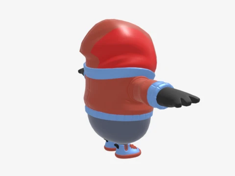 Hot Zone Fall Guy - Fortnite 3D Model