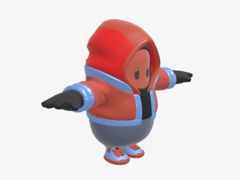Hot Zone Fall Guy - Fortnite 3D Model