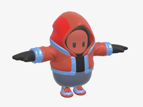 Hot Zone Fall Guy - Fortnite 3D Model