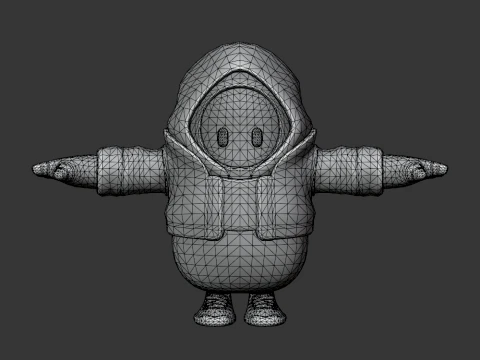 Hot Zone Fall Guy - Fortnite 3D Model