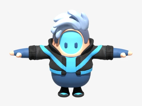 Gale Fall Guy - Fortnite Modelo 3D