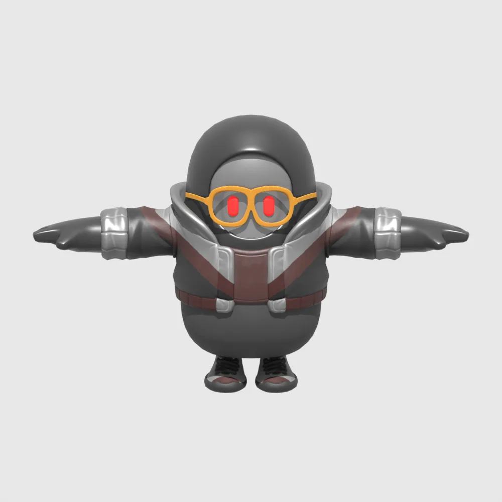 Tactical Elite Wastelander Fall Guy - Fortnite 3D Model .c4d .max .obj .3ds .fbx .stl .blend 
