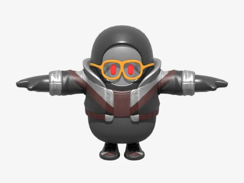 Tactical Elite Wastelander Fall Guy - Fortnite 3D Model