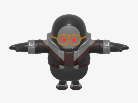 Tactical Elite Wastelander Fall Guy - Fortnite 3D Model
