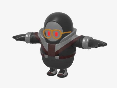 Tactical Elite Wastelander Fall Guy - Fortnite 3D Model