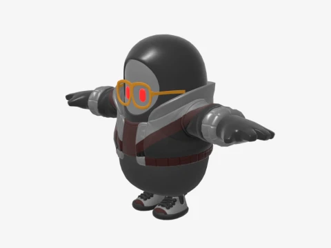 Tactical Elite Wastelander Fall Guy - Fortnite 3D Model