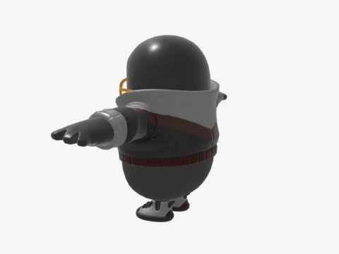Tactical Elite Wastelander Fall Guy - Fortnite 3D Model