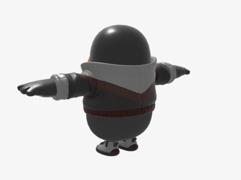 Tactical Elite Wastelander Fall Guy - Fortnite 3D Model
